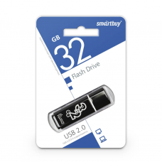 USB накопитель Smart Buy 32Gb Glossy (черный)