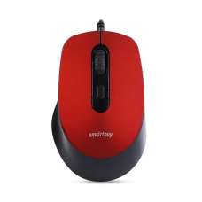 Мышь проводная беззвучная Smart Buy ONE 265-R красная